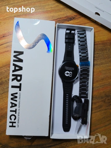 Чисто нов Унисекс Военен Смарт Часовник Smart Watch AK90 – Тактически, Вграден Фенер, 1000mAh Бат., снимка 3 - Водоустойчиви - 54829626