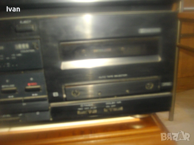 KENWOOD КОМПОНЕНТНА СИСТЕМА CD ПЛЕЙЪР УСИЛВАТЕЛ ДВОЕН КАСЕТЕН ДЕК РЕСИЙВЪР ТУНЕР С КАБЕЛИТЕ КАТО НОВ, снимка 12 - Аудиосистеми - 54315325