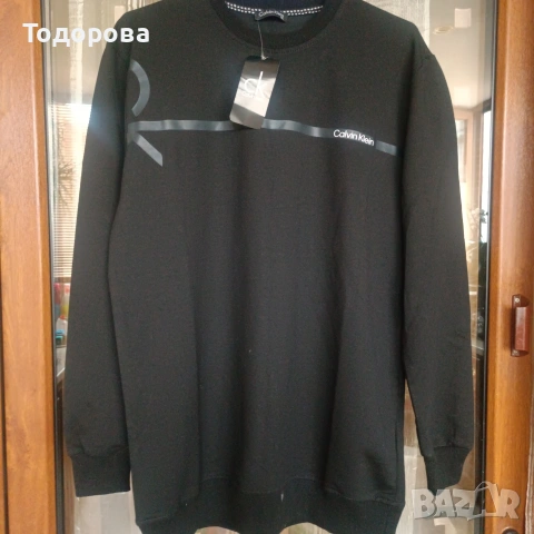 Това мъжка блуза Calvin Klein XL, снимка 3 - Блузи - 54493143