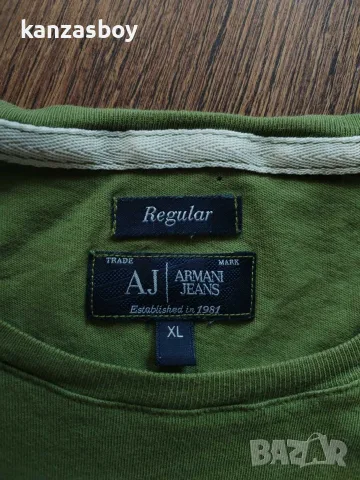 armani jeans - страхотна мъжка тениска XL, снимка 8 - Тениски - 55381710