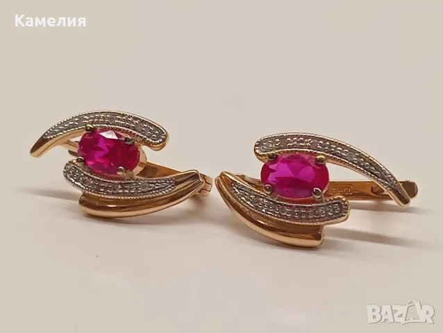 Руско злато. Обеци , снимка 6 - Обеци - 55642675