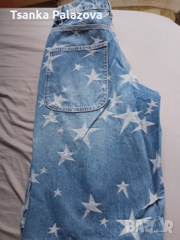 Дънки къси Bershka EUR 32 звезди , снимка 2 - Дънки - 54400339