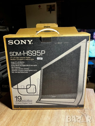 Sony SDM-HS95PRS 19" SXGA LCD , снимка 6 - Геймърски - 54369787