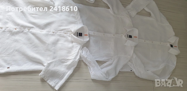 Hugo Boss Relegant_6 Len Regular Fit Mens Size M / XL НОВО! ОРИГИНАЛ! Мъжки Ленени Ризи., снимка 7 - Ризи - 54822034