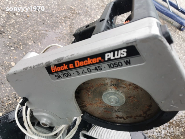 BLACK & DECKER-ЦИРКУЛЯР 0905261328L1, снимка 2 - Циркуляри - 54483179
