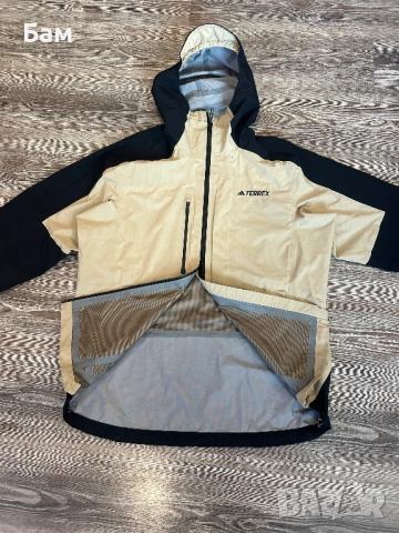Оригинално мъжко водонепромокаемо яке Adidas Terrex RainRdy размер Л, снимка 5 - Якета - 54838573