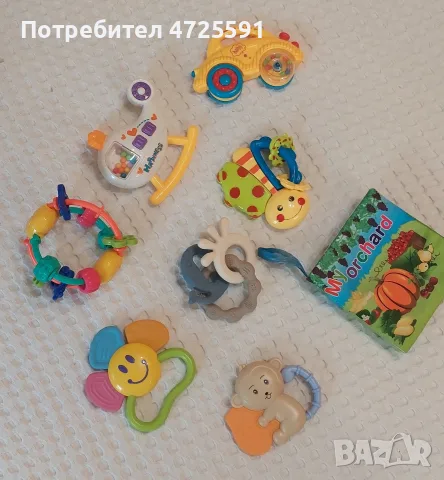 Лот бебешки играчки , снимка 2 - Дрънкалки и чесалки - 55550524