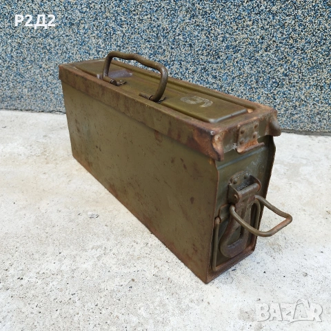 стара военна кутия за муниции , снимка 2 - Антикварни и старинни предмети - 55233071
