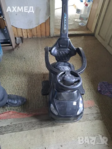 Кола за яздене с дръжка черен, снимка 5 - Детски велосипеди, триколки и коли - 55613717