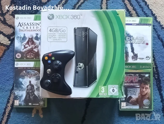 XBOX360 с кутия и игри