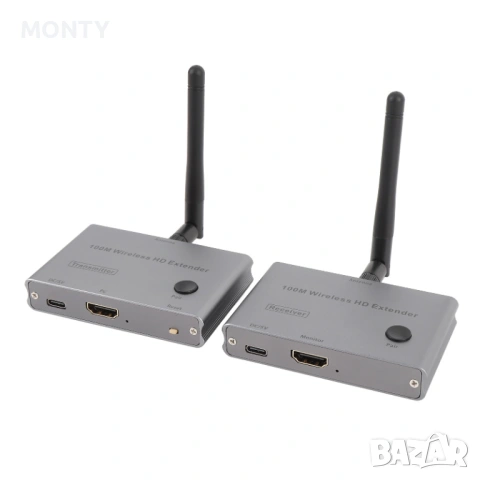 100m HDMI Безжичен HD предавател и приемник 4K, снимка 2 - Приемници и антени - 54942260