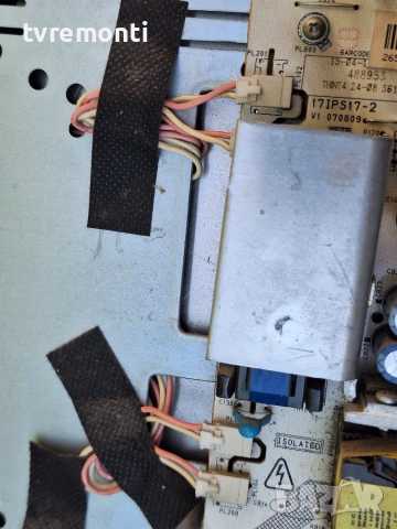 POWER BOARD ,17IPS17-2,V1 070809,for 22inc DISPLAY LTA216AT01 , CROWN  модел TFT LCD 22884​ , снимка 3 - Части и Платки - 54990839