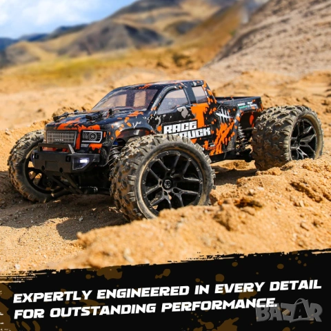 БЪРЗА RC car радиоуправляема количка 4x4 40 км ч 2 батерии - бъги или камион - НОВИ, снимка 4 - Електрически играчки - 54479612