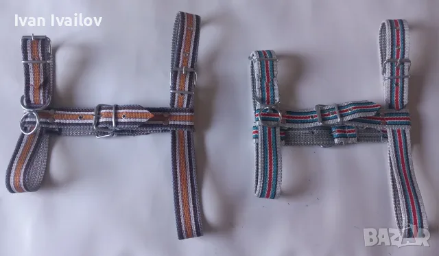 Нови здрави текстилни нагръдници за едри кучета (4 см)