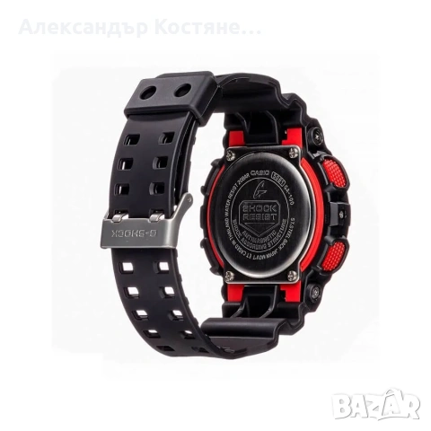 Нов часовник Casio G-Shock GA-100-1A4ER - гаранция, снимка 2 - Мъжки - 55213736