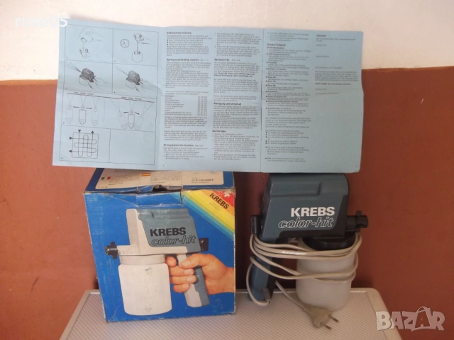 Пистолет"KREBS color hit" електрически за боядисване работещ