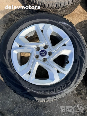 5x108, 7J ET42 17 цола алуминиеви джанти, 9818082477 65.1 централен отвор със зимни гуми от Citroen , снимка 6 - Гуми и джанти - 54495445