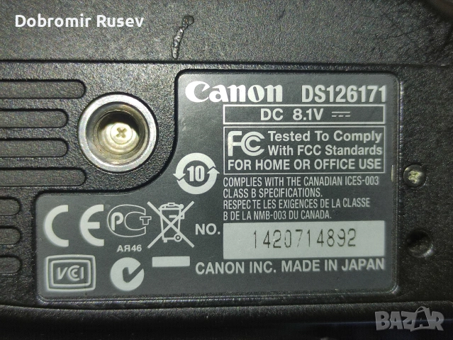 Тяло на Canon 40 D, снимка 8 - Фотоапарати - 54902213