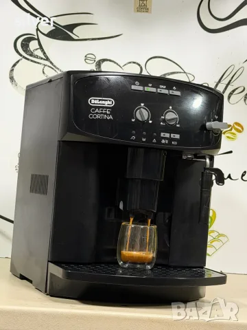 Кафемашина кафе автомат delonghi caffe cortina с гаранция, снимка 8 - Кафемашини - 55325353