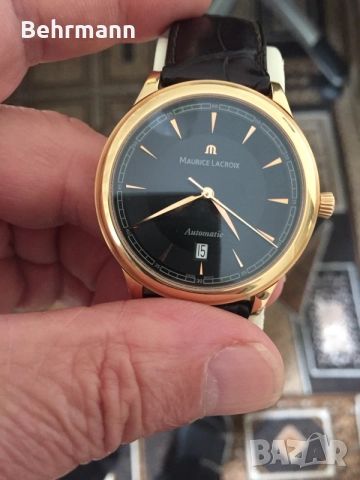 Maurice Lacroix Les Classiques 40 mm 18k Rosegold Automatik, снимка 6 - Други ценни предмети - 55562705