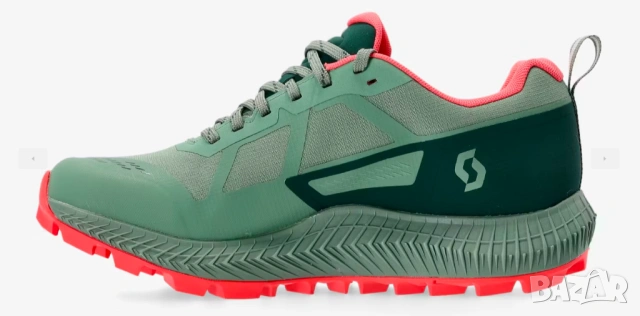 обувки/ маратонки за планинско бягане SCOTT Supertrac 3 GTX - frost green/coral 