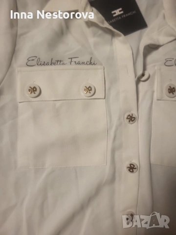 Блуза на Elisabeta Franchi Л, снимка 4 - Блузи с дълъг ръкав и пуловери - 54323623