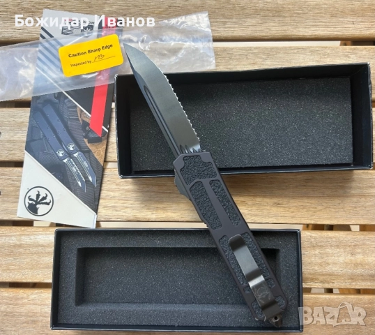 Продавам нож OTF Microtech Scarab 2, снимка 2 - Ножове - 55672225