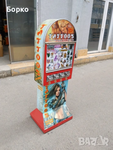 Вендинг тату машина за временни татуировки, снимка 7 - Вендинг машини - 46466779