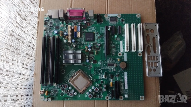 Дънна платка HP Compaq dc7800p Convertible Minitower Socket 775 CPU+FAN+RAM, снимка 3 - Дънни платки - 30087272