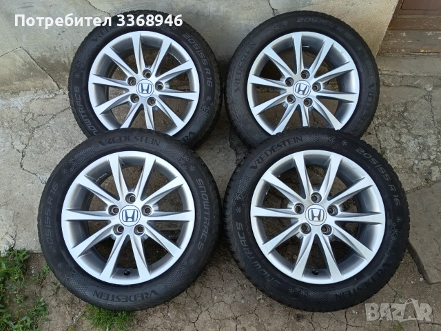 Оригинални джанти Хонда 16" 5х114,3 5х114.3 Honda, снимка 2 - Гуми и джанти - 55253907