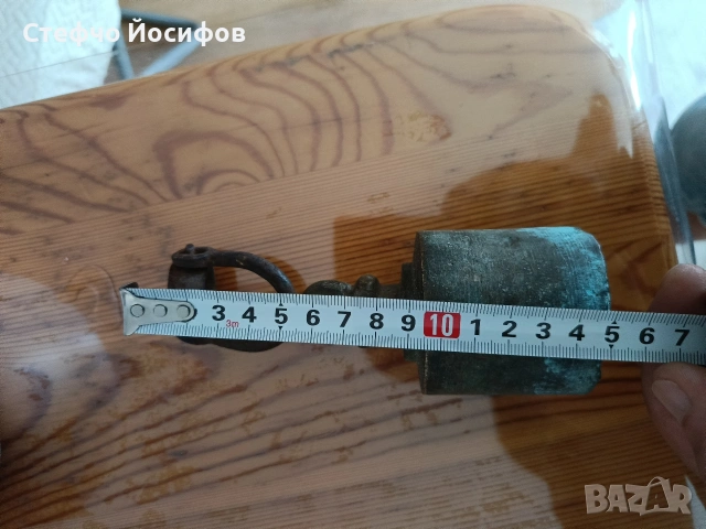 Стар топуз от кантар , снимка 3 - Антикварни и старинни предмети - 55101995