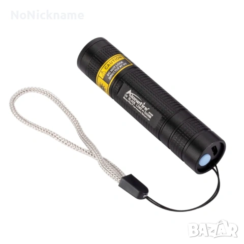 Alonefire 365nm UV Фенер акумулаторна флуоресцентна лампа за откриване на петна, течове масло, пари, снимка 4 - Лед осветление - 52662592