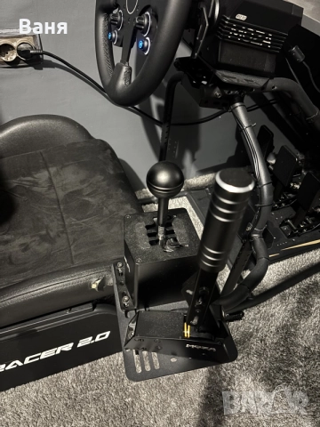 Moza R12 V2 + CRP2 + HGP + HBP + Next Level Racing GTRacer 2.0 – пълен SIM Racing комплект, снимка 6 - Друга електроника - 55503080