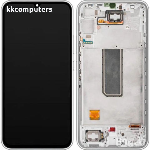 LCD Дисплей за Samsung SM-A346 / A34 / 5G 2023 / GH82-31200B / GH82-31201B / Тъч скрийн + Рамка / Ср