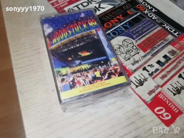 WOODSTOCK 99 X2 ORIGINAL TAPE 2107262125H2E7R, снимка 5 - Аудио касети - 55365511