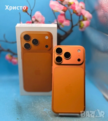 ГАРАНЦИОНЕН!!! Apple iPhone 17 Pro, 256GB, 5G, Cosmic Orange + подарък оригинален адаптер Apple , снимка 3 - Apple iPhone - 54979442