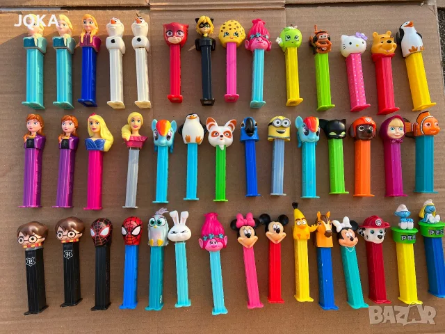 PEZ диспенсери над 100бр