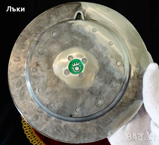 Калаена чиния,църква,жълъди,калаена сватба. , снимка 6 - Антикварни и старинни предмети - 54358546