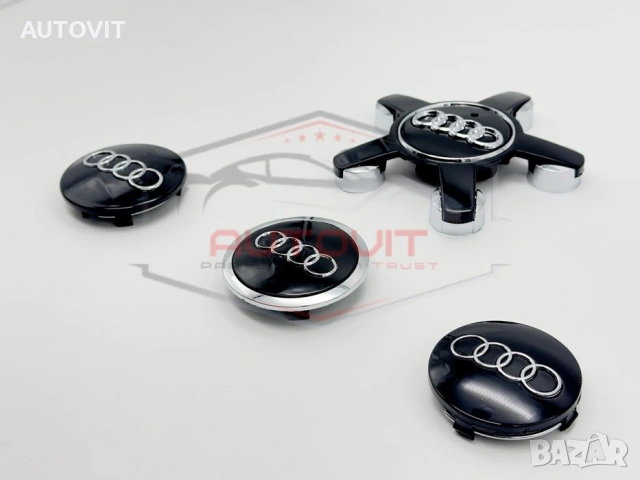 Капачки за джанти Audi Ауди - A3 A4 A5 A6 A7 A8 TT Q5 Q7, снимка 2 - Аксесоари и консумативи - 55008969