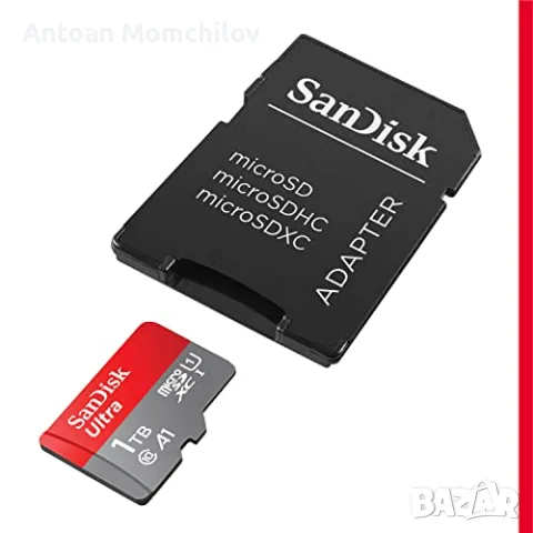 Карта памет SanDisk Ultra microSD with SD Adapter - 1TB, снимка 2 - Карти памет - 55318413