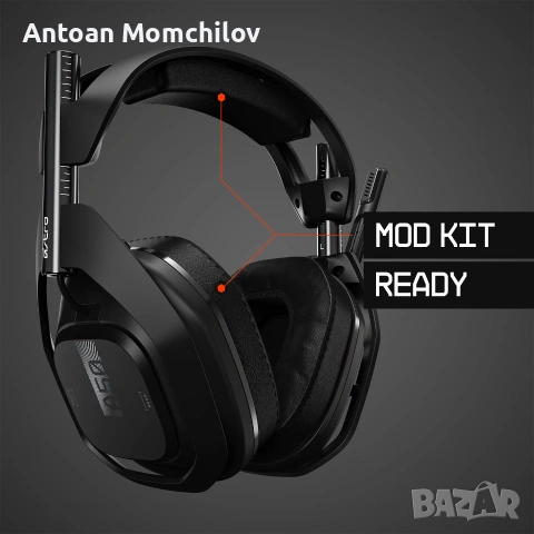 Геймърски слушалки ASTRO Gaming A50 Wireless Gen 4, снимка 3 - Bluetooth слушалки - 54964457
