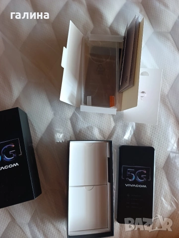 Нов 5G смартфон Vivacom в оригинална опаковка, снимка 7 - Други - 54999737