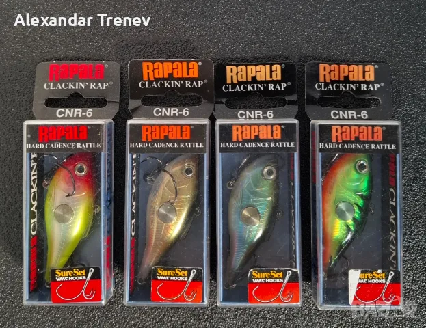 Воблери Rapala-класики за щука и сом, снимка 5 - Екипировка - 55512433