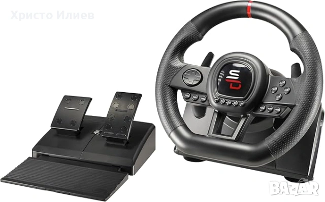 Състезателен волан с педали Subsonic Superdrive SV650