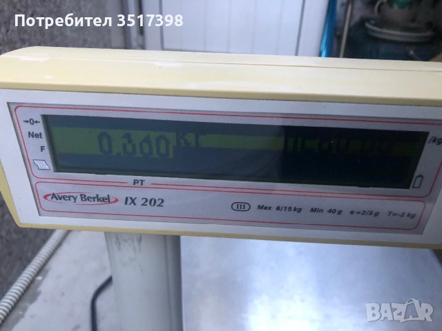 Електронен кантар АveryBerkel , снимка 4 - Везни - 54803579