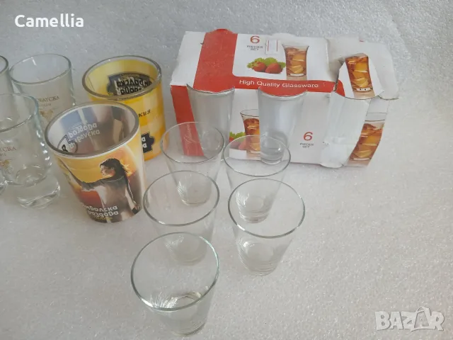 Чаши за ракия - стъклени , снимка 3 - Чаши - 52973372