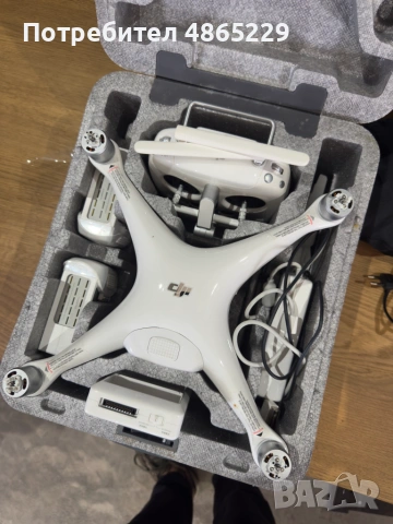 DJI Phantom 3 Professional – Пълен комплект с 3 дистанционни и резервни части, снимка 3 - Дронове и аксесоари - 55014393