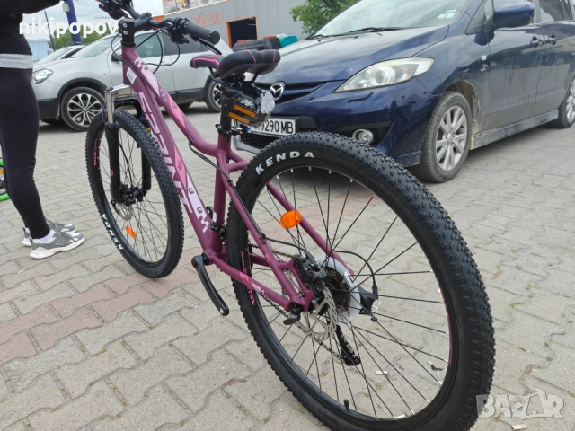 PA Алуминиев велосипед 27.5" HUNTER LADY розов, снимка 8 - Велосипеди - 54493552