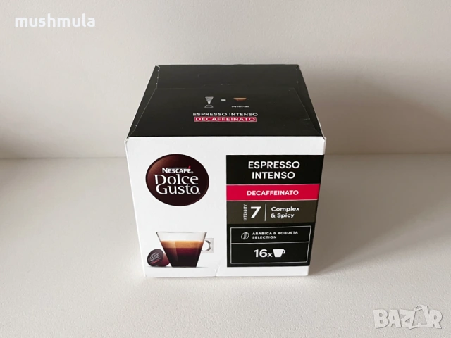 Нова кутия кафе капсули Dolce Gusto Decaffeinato 16 бр