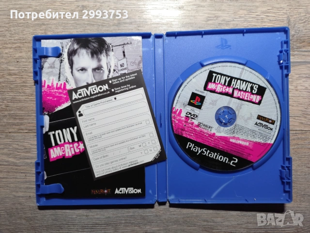 PS2 Tony Hawk’s American Wasteland оригинална PAL версия с книжка, снимка 6 - Игри за PlayStation - 54528127